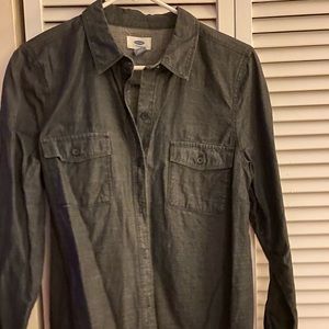 Black - Old Navy - chambray button down